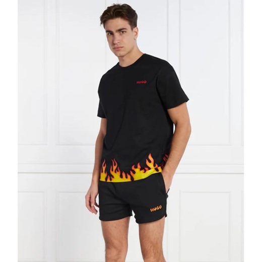 Hugo Bodywear Piżama HUGO Flames ShortSet | Regular Fit ze sklepu Gomez Fashion Store w kategorii Piżamy męskie - zdjęcie 169260425