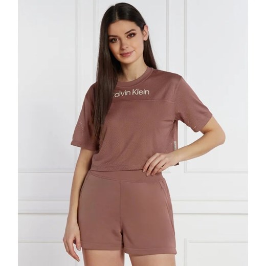 Brązowa bluzka damska Calvin Klein