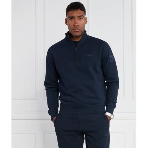 Bluza męska granatowa Aeronautica Militare casual