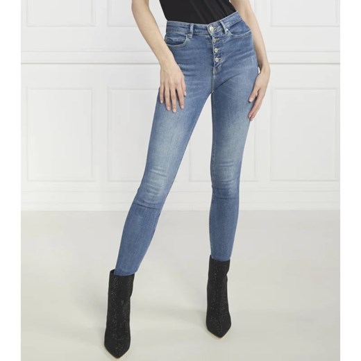 GUESS Jeansy 1981 EXPOSED BUTTON | Skinny fit Guess 29/29 Gomez Fashion Store promocja