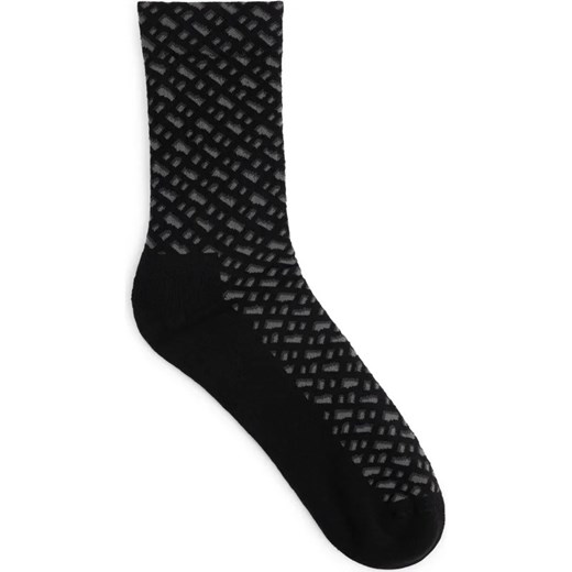 BOSS BLACK Skarpety QS Rib Monogram CC 43-46 promocyjna cena Gomez Fashion Store