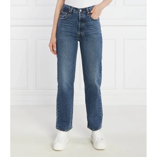 Jeansy damskie Levi's casualowe jesienne z elastanu