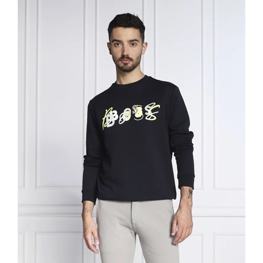BOSS ORANGE Bluza Welogocrew | Regular Fit ze sklepu Gomez Fashion Store w kategorii Bluzy męskie - zdjęcie 169261186