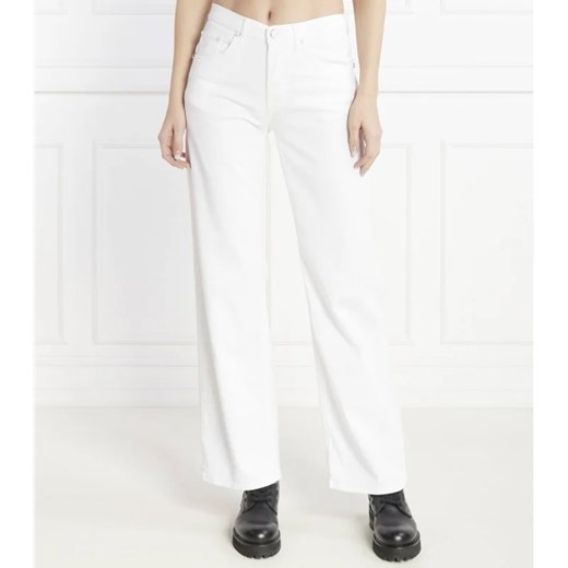 Dondup - Made In Italy jeansy damskie białe 