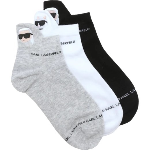 Karl Lagerfeld Skarpety 3-pack k/ikonik 2.0 Karl Lagerfeld 43-46 wyprzedaż Gomez Fashion Store