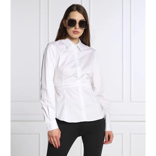 Trussardi Koszula POPELINE | Regular Fit ze sklepu Gomez Fashion Store w kategorii Koszule damskie - zdjęcie 169261615