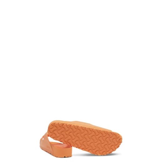 Klapki damskie BIRKENSTOCK na płaskiej podeszwie casual bez zapięcia 