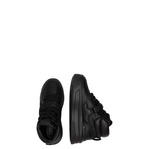 Karl Lagerfeld buty sportowe damskie sneakersy czarne sznurowane 