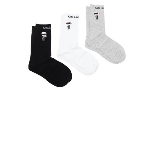 Karl Lagerfeld Skarpety 3-pack k/ikonik 2.0 Karl Lagerfeld 43-46 wyprzedaż Gomez Fashion Store