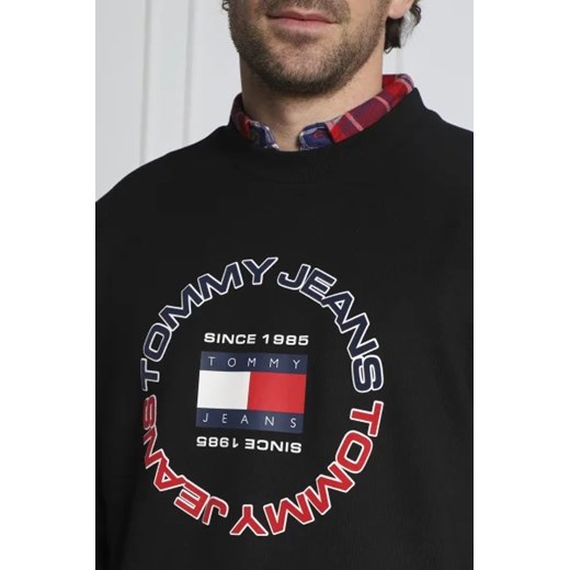 Bluza męska Tommy Jeans czarna z napisami