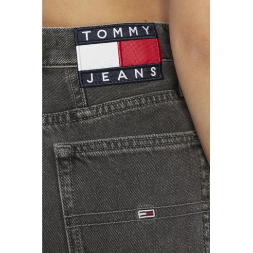 Jeansy damskie Tommy Jeans szare w miejskim stylu 