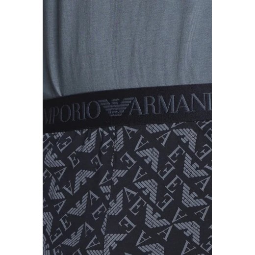 Piżama męska Emporio Armani bawełniana 