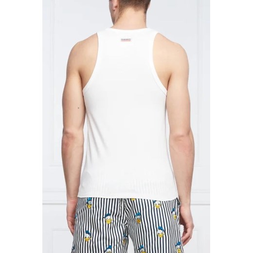 Biały t-shirt męski Dsquared2