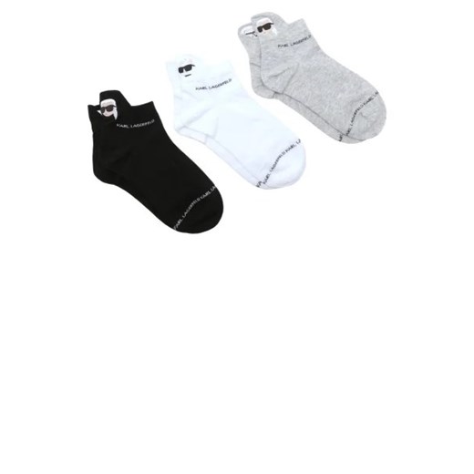 Karl Lagerfeld Skarpety 3-pack k/ikonik 2.0 Karl Lagerfeld 39-42 wyprzedaż Gomez Fashion Store