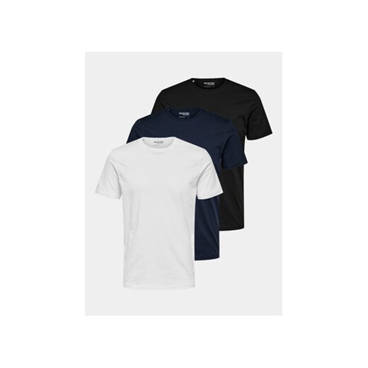 Selected Homme Komplet 3 t-shirtów 16087854 Kolorowy Regular Fit ze sklepu MODIVO w kategorii T-shirty męskie - zdjęcie 169283735