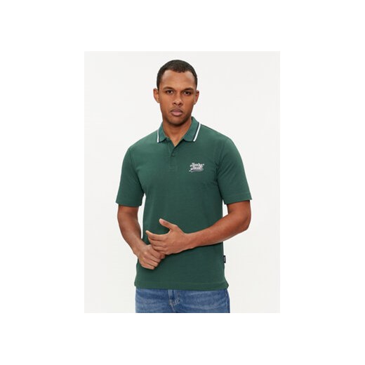 Jack&Jones Polo Trevor 12228781 Zielony Standard Fit ze sklepu MODIVO w kategorii T-shirty męskie - zdjęcie 169283826