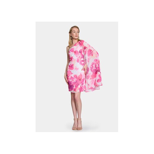 Joseph Ribkoff Sukienka koktajlowa 242716 Różowy Slim Fit ze sklepu MODIVO w kategorii Sukienki - zdjęcie 169283975