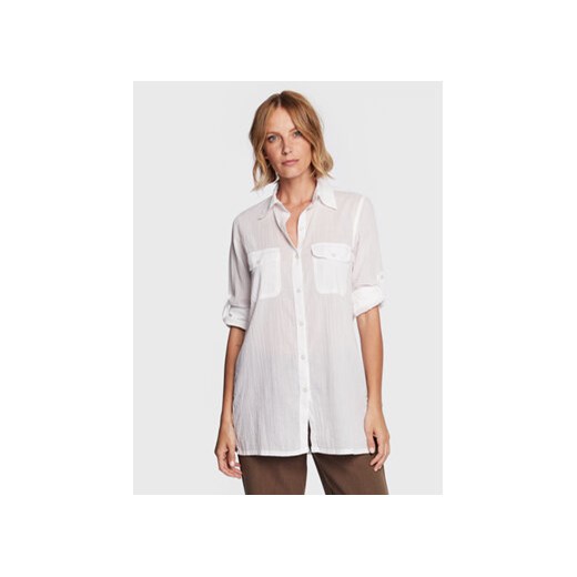 Lauren Ralph Lauren Koszula 20113076 Biały Regular Fit ze sklepu MODIVO w kategorii Koszule damskie - zdjęcie 169284439