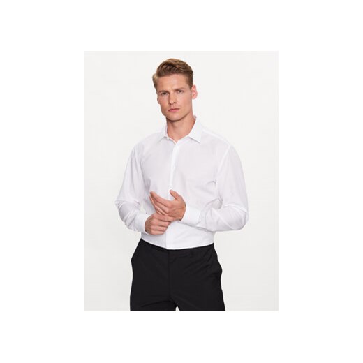 Seidensticker Koszula 01.675198 Biały Regular Fit ze sklepu MODIVO w kategorii Koszule męskie - zdjęcie 169284507