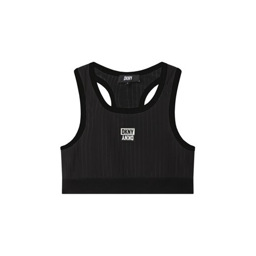 DKNY Top D35S91 D Czarny Regular Fit ze sklepu MODIVO w kategorii Staniki dla dziewczynki - zdjęcie 169285046