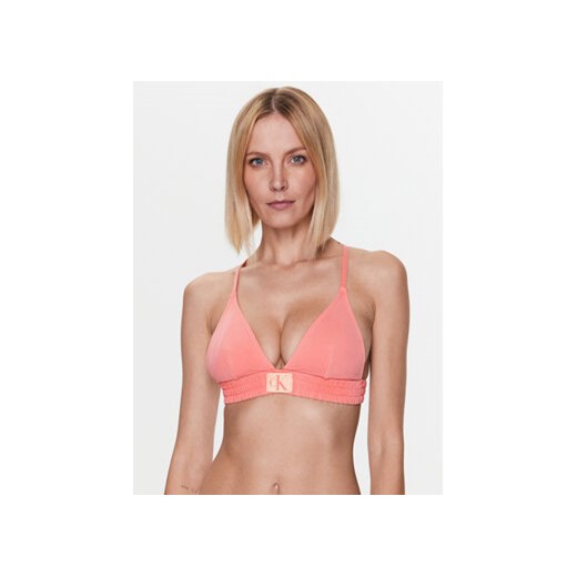 Calvin Klein Swimwear Góra od bikini KW0KW01974 Pomarańczowy ze sklepu MODIVO w kategorii Stroje kąpielowe - zdjęcie 169285179