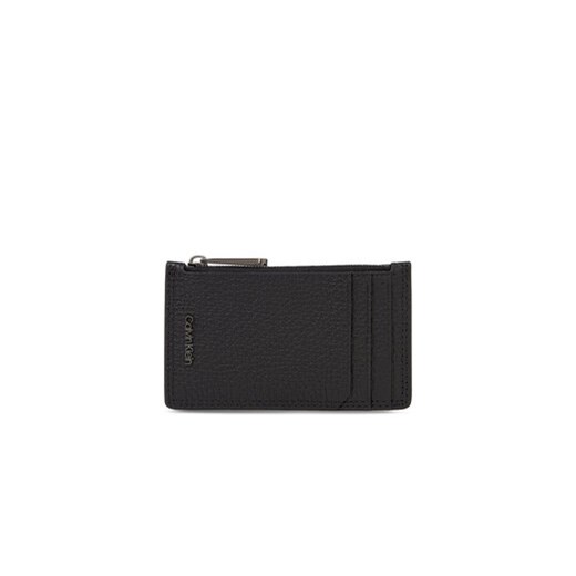 Calvin Klein Etui na karty kredytowe Minimalism N/S Cardholder K50K510903 Czarny Calvin Klein uniwersalny wyprzedaż MODIVO