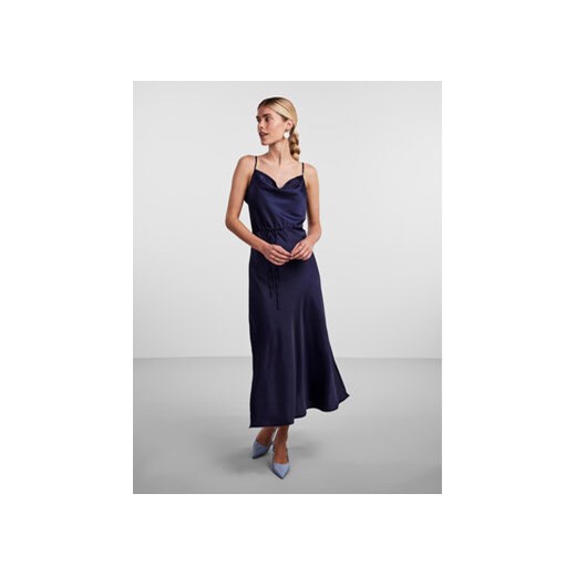 YAS Sukienka koktajlowa Thea 26028891 Niebieski Standard Fit ze sklepu MODIVO w kategorii Sukienki - zdjęcie 169285559