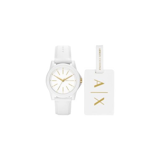 Armani Exchange Zegarek AX7126 Biały ze sklepu MODIVO w kategorii Zegarki - zdjęcie 169285638
