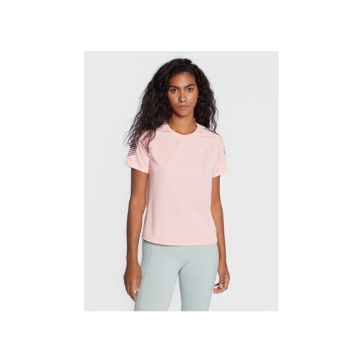 Asics Koszulka techniczna Icon Ss 2012B044 Różowy Regular Fit ze sklepu MODIVO w kategorii Bluzki damskie - zdjęcie 169285729