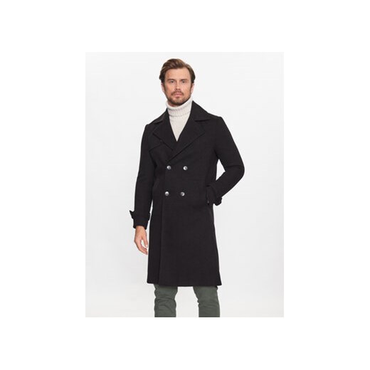 Imperial Płaszcz zimowy K5441K4809 Czarny Regular Fit ze sklepu MODIVO w kategorii Płaszcze męskie - zdjęcie 169285878