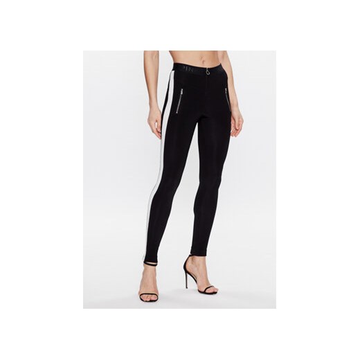 Pinko Spodnie materiałowe Patito Pantalone 100434 A0LR Czarny Slim Fit ze sklepu MODIVO w kategorii Spodnie damskie - zdjęcie 169286046
