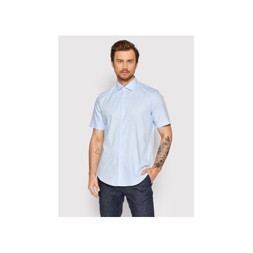 Pierre Cardin Koszula C6 15490/000/9000 Niebieski Regular Fit ze sklepu MODIVO w kategorii Koszule męskie - zdjęcie 169286407