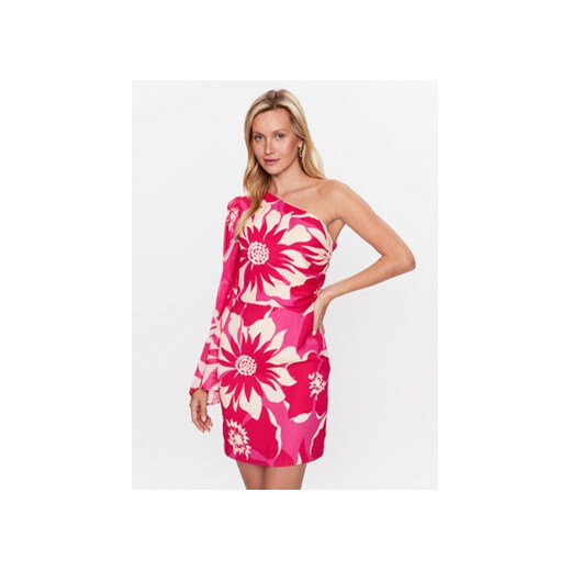 Morgan Sukienka koktajlowa 231-ROUSSE.F Różowy Regular Fit ze sklepu MODIVO w kategorii Sukienki - zdjęcie 169286809