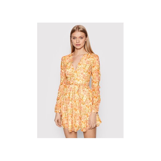 Glamorous Sukienka letnia AN3090A Pomarańczowy Regular Fit ze sklepu MODIVO w kategorii Sukienki - zdjęcie 169286887