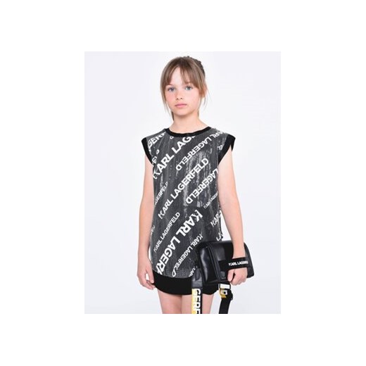 Karl Lagerfeld Kids Sukienka elegancka Z12242 D Czarny Regular Fit ze sklepu MODIVO w kategorii Sukienki dziewczęce - zdjęcie 169287075