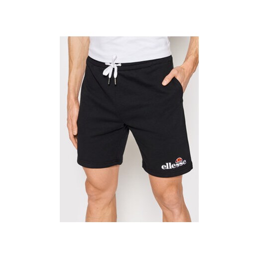 Ellesse Szorty sportowe Silvan SHF09162 Czarny Regular Fit ze sklepu MODIVO w kategorii Spodenki męskie - zdjęcie 169287159