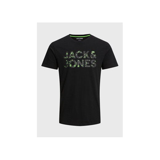 Jack&Jones Junior T-Shirt Neon 12224104 Czarny Regular Fit ze sklepu MODIVO w kategorii T-shirty chłopięce - zdjęcie 169287228