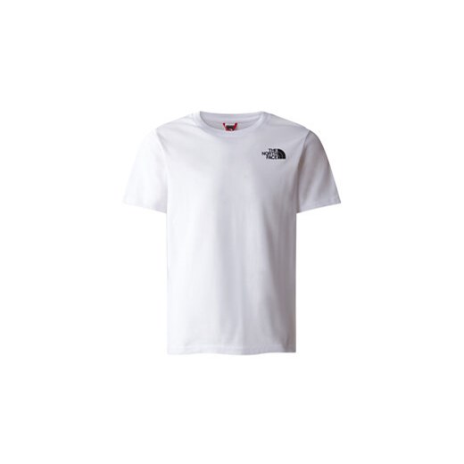 The North Face T-Shirt Redbox NF0A82EB Biały Regular Fit ze sklepu MODIVO w kategorii T-shirty chłopięce - zdjęcie 169287515