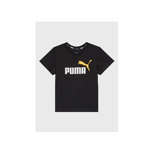 Puma T-Shirt Essentials+ Col Logo 586985 Czarny Regular Fit Puma 98 okazja MODIVO