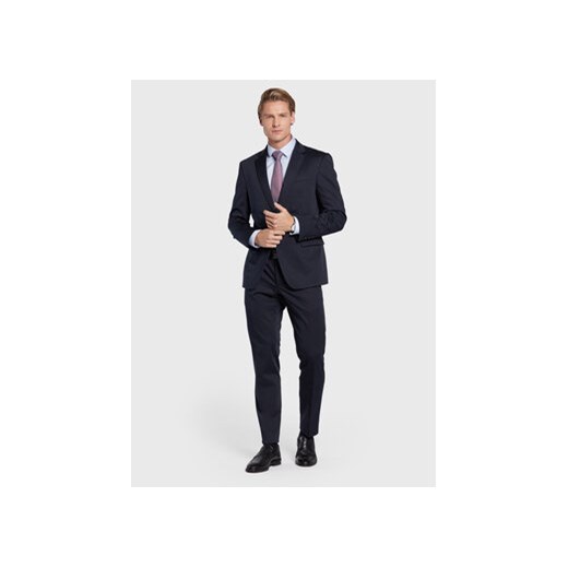 JOOP! Garnitur 17 Js-02Herby-Blayr 30026524 Granatowy Slim Fit Joop! 48 MODIVO okazja