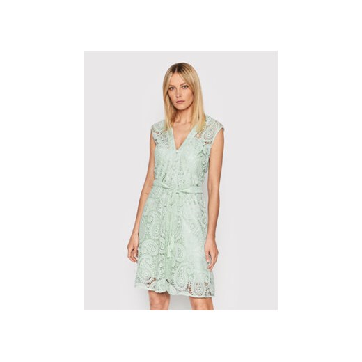 Guess Sukienka letnia Mykonos W2GK92 WEJX0 Zielony Regular Fit ze sklepu MODIVO w kategorii Sukienki - zdjęcie 169288515