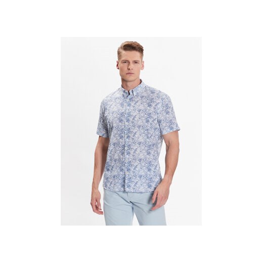 CINQUE Koszula Cispace 2336 Niebieski Regular Fit ze sklepu MODIVO w kategorii Koszule męskie - zdjęcie 169288545