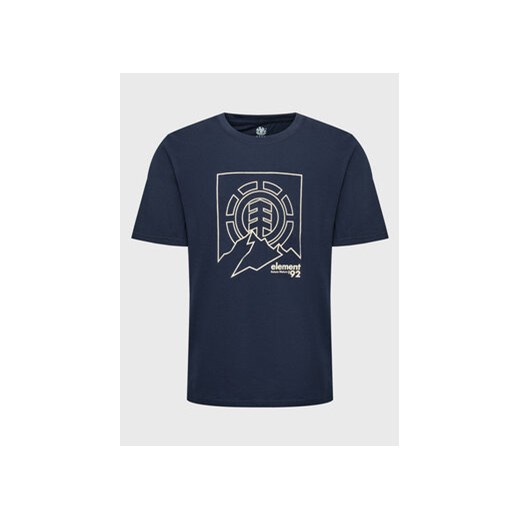 Element T-Shirt Ursa F1SSL2 Granatowy Regular Fit ze sklepu MODIVO w kategorii T-shirty męskie - zdjęcie 169289326