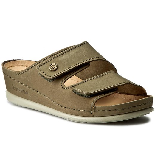 Klapki Dr. Brinkmann 700935 Khaki 7 38 eobuwie.pl