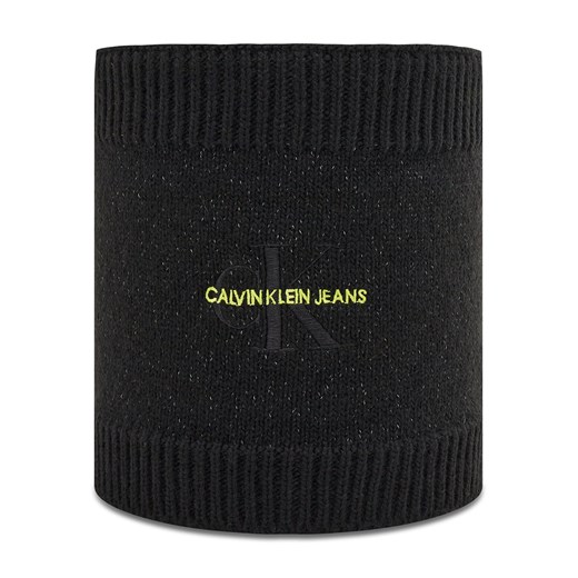 Komin Calvin Klein Jeans Knitted Reflective Snood K50K507192 Black BDS one size promocja eobuwie.pl