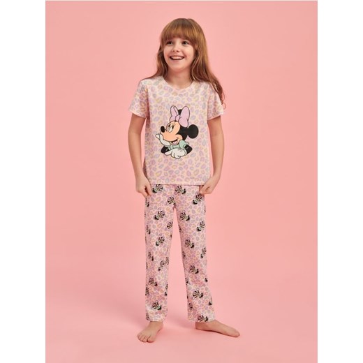 Sinsay - Piżama Myszka Minnie - kremowy ze sklepu Sinsay w kategorii Piżamy dziecięce - zdjęcie 169293016