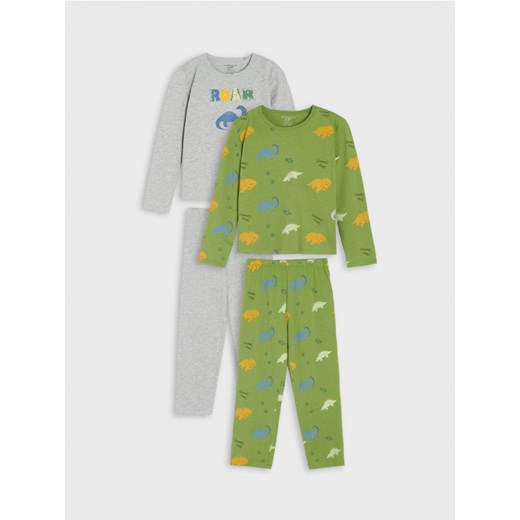 Sinsay - Piżamy 2 pack - szary ze sklepu Sinsay w kategorii Piżamy dziecięce - zdjęcie 169293077