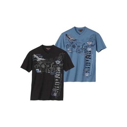 Zestaw 2 koszulek Adventure ze sklepu Atlas For Men w kategorii T-shirty męskie - zdjęcie 169294355