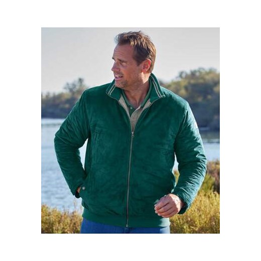 Pikowana kurtka ze sztucznego zamszu ze sklepu Atlas For Men w kategorii Kurtki męskie - zdjęcie 169294375