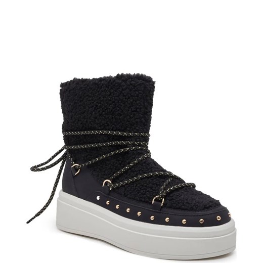 Śniegowce damskie Twinset casual skórzane